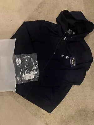 Polo Ralph Lauren Navy Tech Hoodie - 100% Authentic With Tags  POP + Packaging • £90