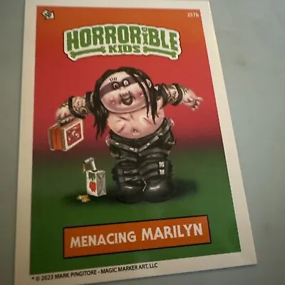 2023 Marilyn Manson Horrorible Kids Card Garbage Pail Kids • $9.99