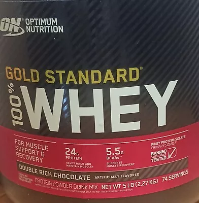 Gold Standard FIVE POUNDS!!! 100% Whey Chocolate 5 Lb (2.27 Kg) • $65