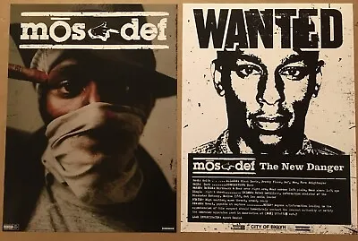 MOS DEF Rare 2004 DOUBLE SIDED PROMO POSTER For Danger CD 18x24 NEVER DISPLAYED • $59.99