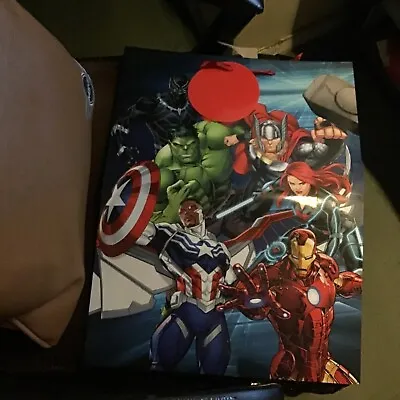 Marvel Avengers  X Large Gift Bag 30 X 43 Cms Birthday Christmas • £4.99