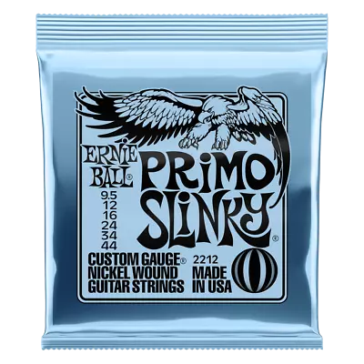 $14.95 • Buy Ernie Ball Primo Slinky Nickel Wound Electric Guitar Strings, 9.5-44 Gauge
