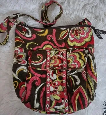Vera Bradley Puccini Red Purse Crossbody Adjustable Strap Quilted  • $12.99