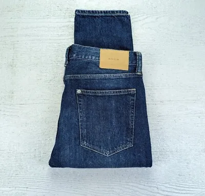 H&M Men's Slim Straight Jeans Measured Size 32x30 Tag Size 32x32 Button Fly • $8.99