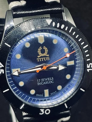 $73.60 • Buy Titus 17J Incabloc Man's Watch Excellent Condition
