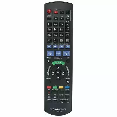 Remote Control N2QAYB000479 For PANASONIC DVD Recorder DMR-XW380GL DMR-XW385GL • $15.84