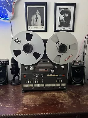 Tascam 38 Reel To Reel 8 Track Recorder With Tascam M-100 Board And Tascam DX-4D • $3000