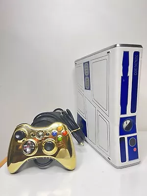 Xbox 360 Star Wars Edition Console Limited Edition Rare R2-D2 Xbox + Controller • $365.75