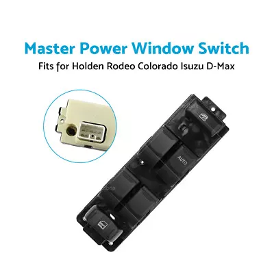 Fits For Holden Colorado Rodeo Isuzu D-Max Master Power Window Control Switch​ • $38.99