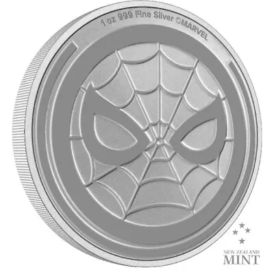 SPIDER MAN Marvel 2023 1 Oz Pure Silver Coin  Niue • $36.85