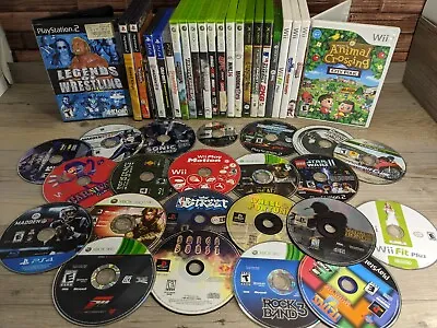 $11 • Buy 45 Disc Bundle Non-Working Games Xbox 360 One Wii PS1 PS2 PS3 PS4 Resurfacer Lot