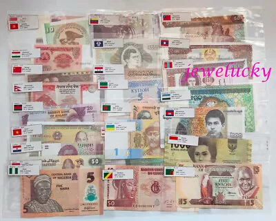 Wholesale Lots 50 Pcs Different World Banknotes Paper Money Foreign Collections • $18.04