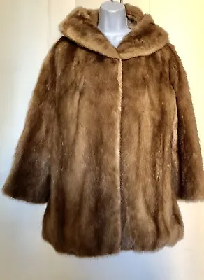 Vintage Fur Salon Meier & Frank Light Brown Coat Approximately Size L • $210