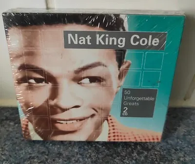 Nat King Cole - 50 Unforgettable Greats - 2 CDs - Brand NEW & Sealed • £4.49