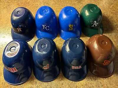 Lot Of (8)Mini Vintage Laich MLB Baseball Batting Helmets Souvenir Ice Cream Cup • $14.99