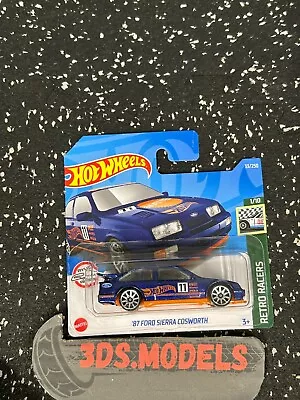 FORD 87 SIERRA COSWORTH BLUE Hot Wheels 1:64 **COMBINE POSTAGE** • £3.95