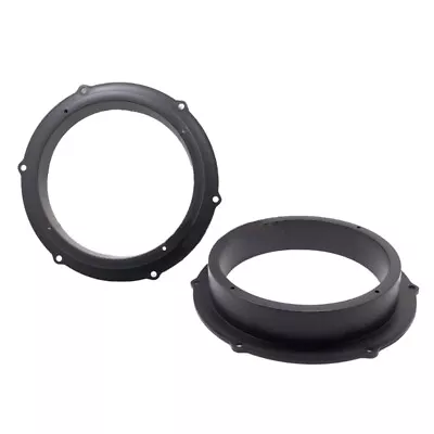 £8.17 • Buy 2pcs Black 6.5inch Mounting Spacer Adaptor Rings Car Stereo Speaker Spacer