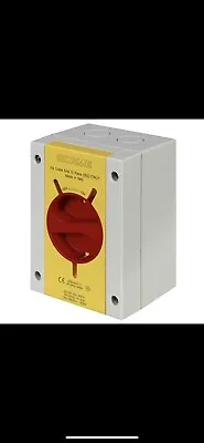 £8.99 • Buy SCAME 20A ROTARY ISOLATOR 3 PHASE TP&N IP65. Hot Tubs Etc
