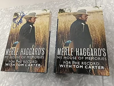 Merle Haggard's My House Of Memories Book Lot 1 Signed 1st Edition  • $225