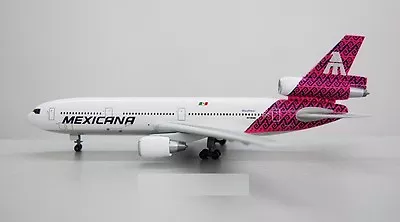 DRAGON WINGS JET X MEXICANA Airline DC-10 1:400 Diecast Plane Model PURPLE JX035 • $29.49