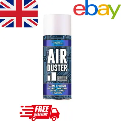 £4.49 • Buy Compressed Air Duster Spray 200ml Can Cleaner Protects Laptop Keyboard Much More