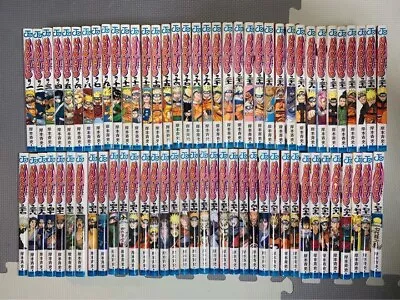 Naruto Vol.1-72 Complete Set Manga Japanese Comics Masashi Kishimoto • $165