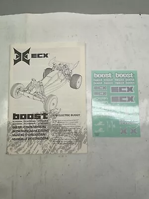 Ecx Boost Decals And Manual • $14.63