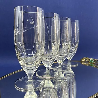 ONE Waterford Marquis Caelyn ￼7.5” Crystal Ice Tea Glasses Goblet Bar Barware ￼ • $36.50