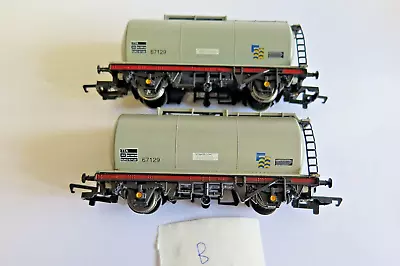 OO Gauge Hornby R6021 Sector TTA Tank 67129 Logo Removed. Rake Of 2. Lot 2. • £40