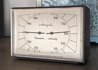 Vintage Airguide Instrument Co. Tabletop Thermometer / Hygrometer • $9.95