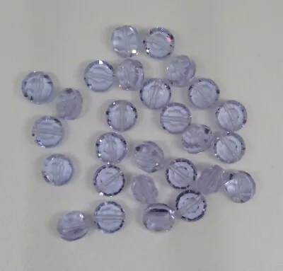 12pc Swarovski Crystal Alexandrite 6mm Lentil 5100 Beads; Vintage!  Rare! • $7.05