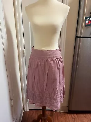 Merona Dusty Pink Mid Length Skirt Size 6 • $11.99