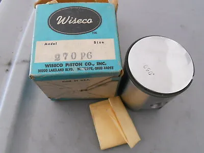 NOS Wiseco Piston Maico 125 1.50 Mm OS 270P6 • $119.95