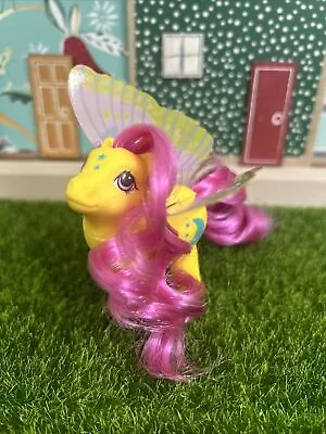 🌈 My Little Pony MLP Windy Wing Pony Starry Wings Hasbro G1 Vintage 1988 • $59.95