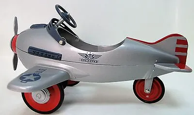 Pedal Car Plane WW2 Metal Ford Aircraft P51 Mustang 1967  Too Small To Ride-On  • $99