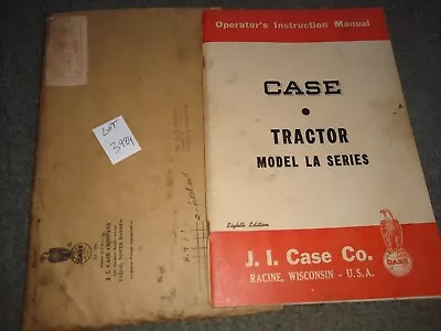 Vintage Case Operators Owners Instruction Manual Model LA Series Tractors 1950 • $44.99