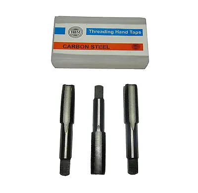£10.95 • Buy Metric Taps Left Hand Threading Thread Set Of 3 First Second And Plug Tap