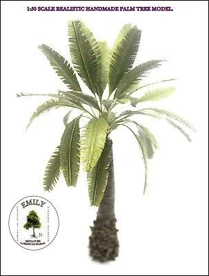 Miniature Palm Tree Model 1/50 Scale Approx 14 Cm Height. Emily Emg-005 • $8