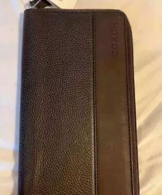 NWT Large COACH Travel Wallet - Great Quality And Details  • $175