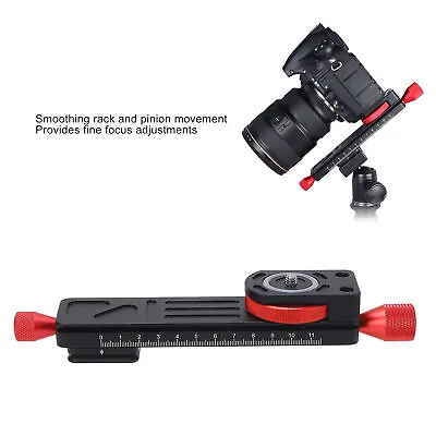 W 160 Macro Photography Rail Slider High Accuracy Quick Release Plate With Kit • £35.22
