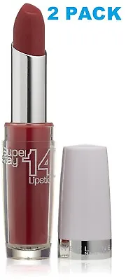 2 PACK Maybelline New York Superstay 14 Hour Lipstick Enduring Ruby 0.12 Ounce • $19.49