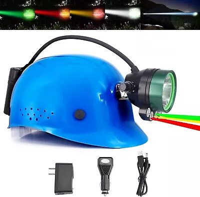 HT20 Coon Hunting Lights With Blue Hard Cap With White Walking Light Multi Color • $119.95