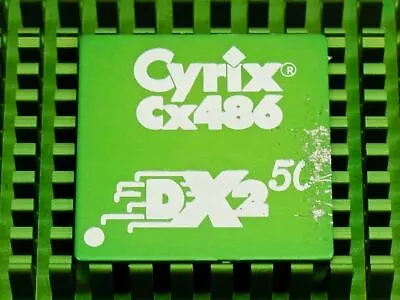 CPU Processor Cyrix CX486 DX2 50 Socket 168 Skt Ceramic Vintage PC Of 1993 Ok • $78.99