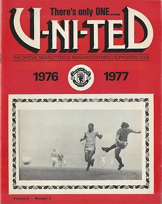 Manchester United Man Utd Newsletter 'there's Only One U-ni-ted' Issue No. 8/2 • £1