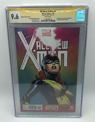 All New X-Men #1 CGC 9.6 WHITE Pages Quesada Variant Cover SIGNED Stan Lee 2013 • $799.99