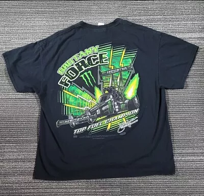 Brittany Force Monster Energy Mens Adult XL Medium NHRA Dragster Racing T Shirt • $24.99