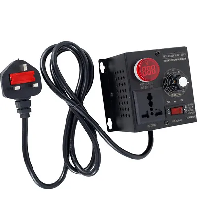 AC 220V Governor 4000W Motor Speed Controller Fan Variable Speed Controller SP • £21.70