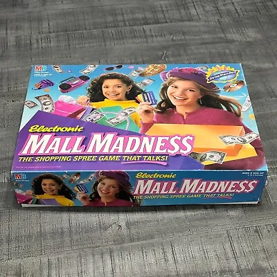 Electronic Mall Madness Board Game 1996 Milton Bradley 99% Complete • $89.95