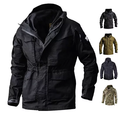 Waterproof Combat M65 Field Coat Tactical Military Jacket Outdoor Hiking Camo • $98.99