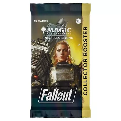 Sealed/Unopened Magic The Gathering Fallout Collector Booster Pack • $50